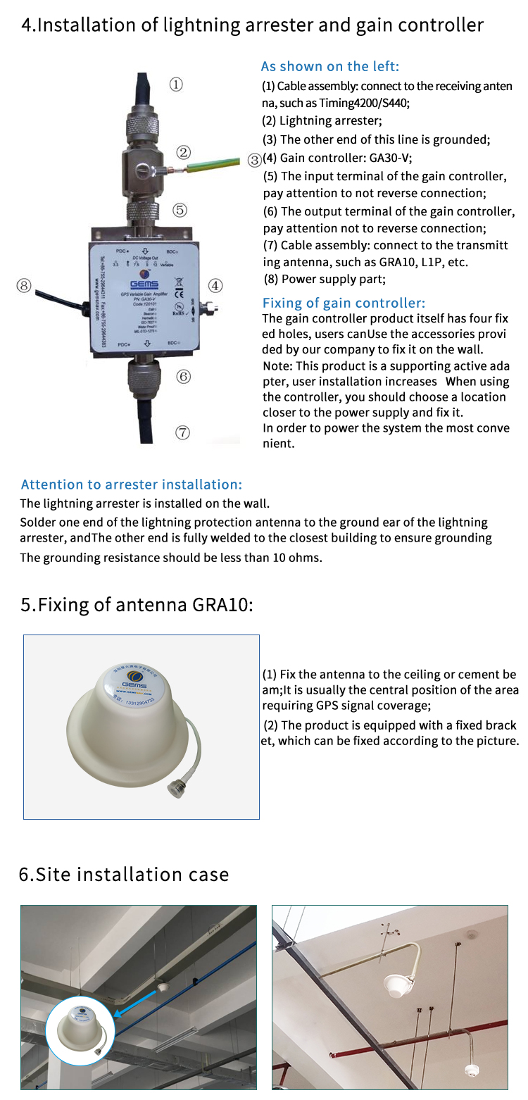 GPS Repeater Kit For GPS L1& Beidou B1 GNSSRKDV